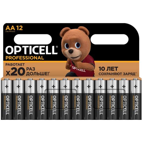 AA Батарейка OPTICELL Professional LR6, 12 шт.