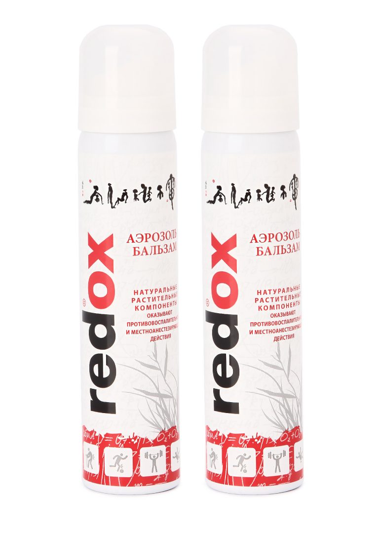Redox Аэрозоль-бальзам от боли "Редокс", 2 шт