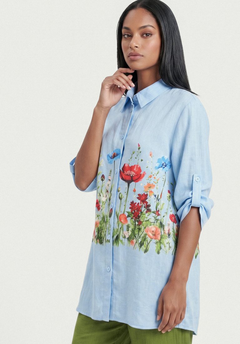 Frida Collection Блуза "Цветочный холст"