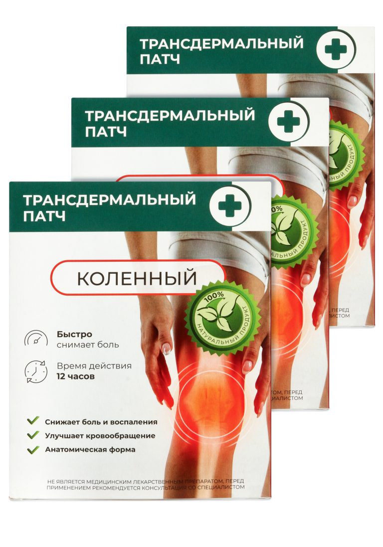 LUX.HEALTH Болеутоляющий патч для коленей, 36 шт.