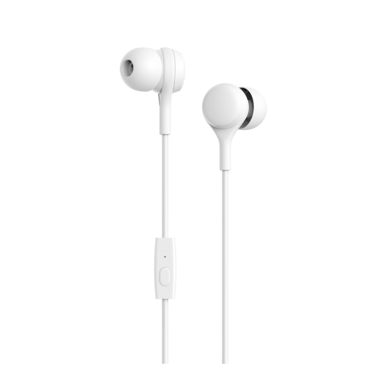 Olmio «Budz» 3,5mm, с микрофоном белые