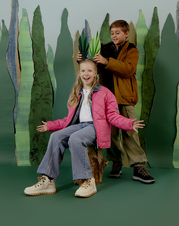 Mascotte JUNIOR Черные детские ботинки