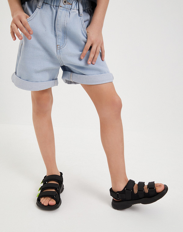 Mascotte JUNIOR Черные детские сандалии