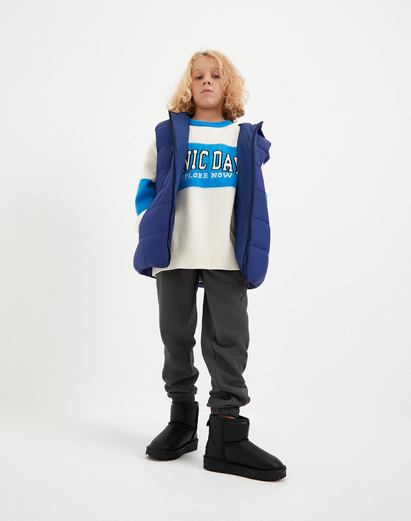 Mascotte JUNIOR Черные детские угги