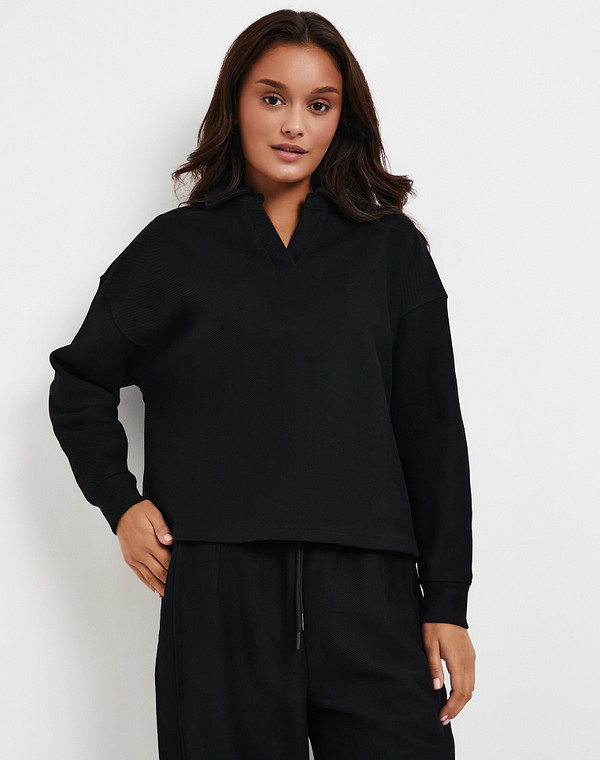 Lite by Mascotte Черный женский свитшот — цена и наличие Lite by Mascotte Черный женский свитшот