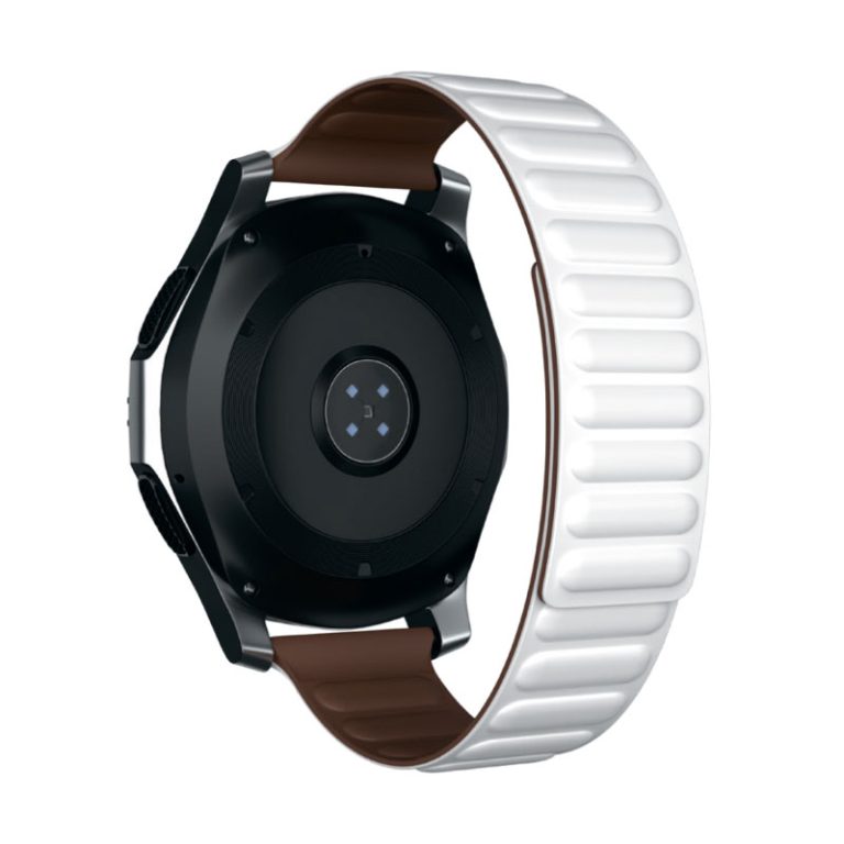 Red Line для часов универсальный силиконовый магнитный, 20 mm (белый)