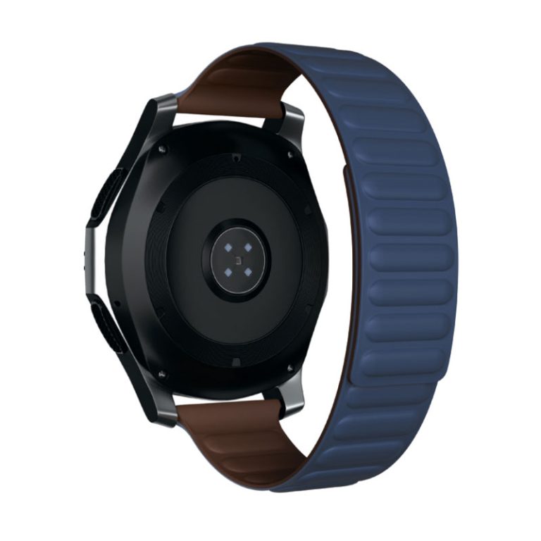 Red Line для часов универсальный силиконовый магнитный, 22 mm (синий)