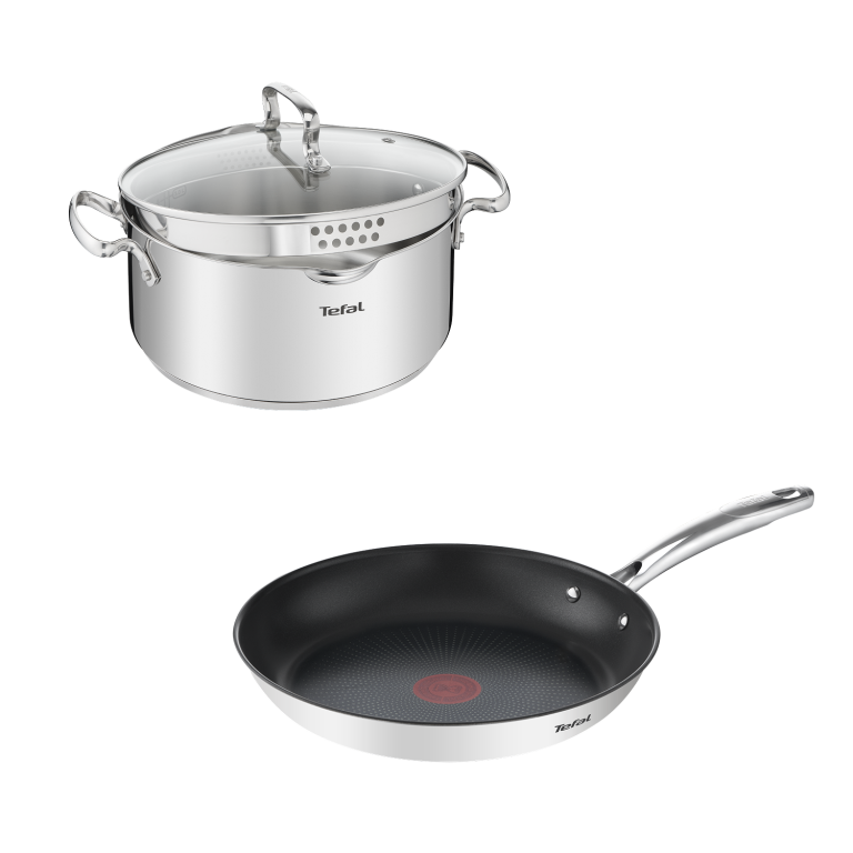 Duetto + 24 см G7320455 + Кастрюля с крышкой Tefal Duetto+ 2.9 л