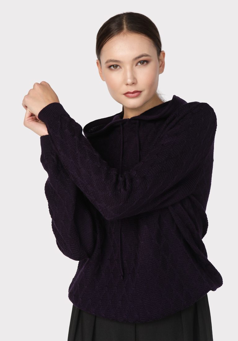 Vivawool Джемпер женский с капюшоном