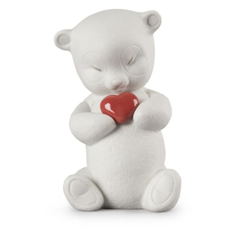 Фигурка Lladro Робби — бесстрашный медвежонок 8×11 см, фарфор