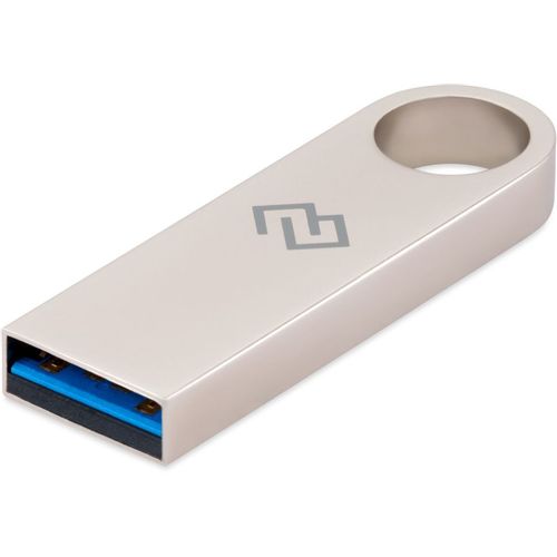 Флешка USB Digma DRIVE3 128ГБ, USB3.0, серебристый [dgful128a30sr]