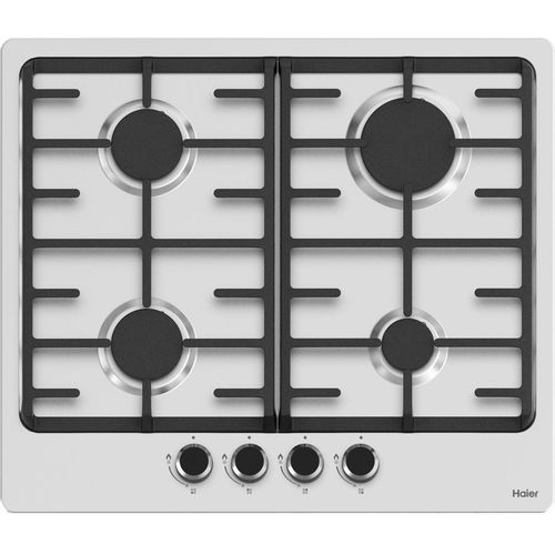Газовая варочная панель HAIER HHX-M64CNX, 4 конфорки, нержавеющая сталь, серый