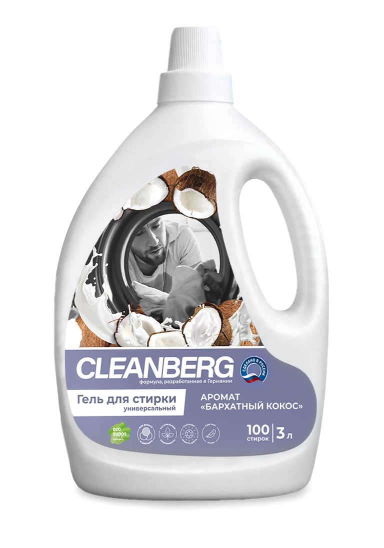 CLEANBERG Гель для стирки, 3 л