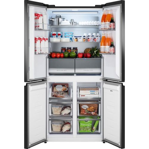 Холодильник трехкамерный WEISSGAUFF WCD 450 Rock Glass NoFrost Inverter Side by Side, инверторный, графит темный — цена и… Холодильник трехкамерный WEISSGAUFF WCD 450 Rock Glass NoFrost Inverter Side by Side, инверторный, графит темный