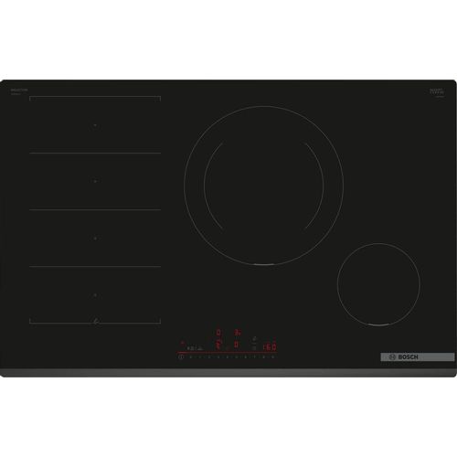 Индукционная варочная поверхность Bosch PXE831HC1E, конфорок: 4 шт., стеклокерамика, независимая, черный