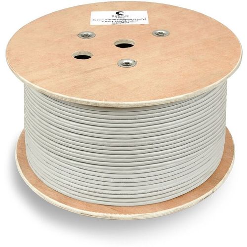 Кабель информационный CABEUS кат.6, 305м, серый [ftp-4p-cat.6-solid-gy]