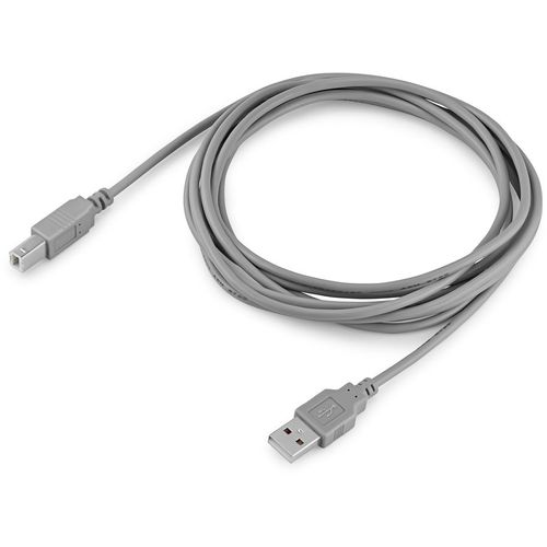 Кабель USB2.0 Buro USB A(m) — USB B(m), 3м, блистер, серый [bhp ret usb_bm30]
