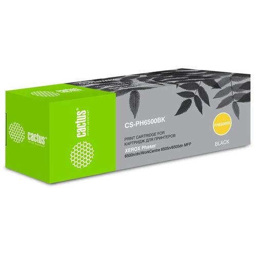 Картридж Cactus CS-PH6500BK, 106R01604, черный / CS-PH6500BK — цена и наличие Картридж Cactus CS-PH6500BK, 106R01604, черный / CS-PH6500BK