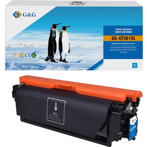 Картридж G&G GG-CF361XL, голубой / GG-CF361XL