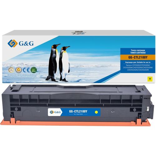 Картридж G&G GG-CTL2100Y, CTL2100Y, желтый / GG-CTL2100Y