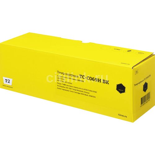 Картридж T2 TC-C069H BK, 069H BK/5098C002AA, черный / TC-C069H BK — цена и наличие Картридж T2 TC-C069H BK, 069H BK/5098C002AA, черный / TC-C069H BK