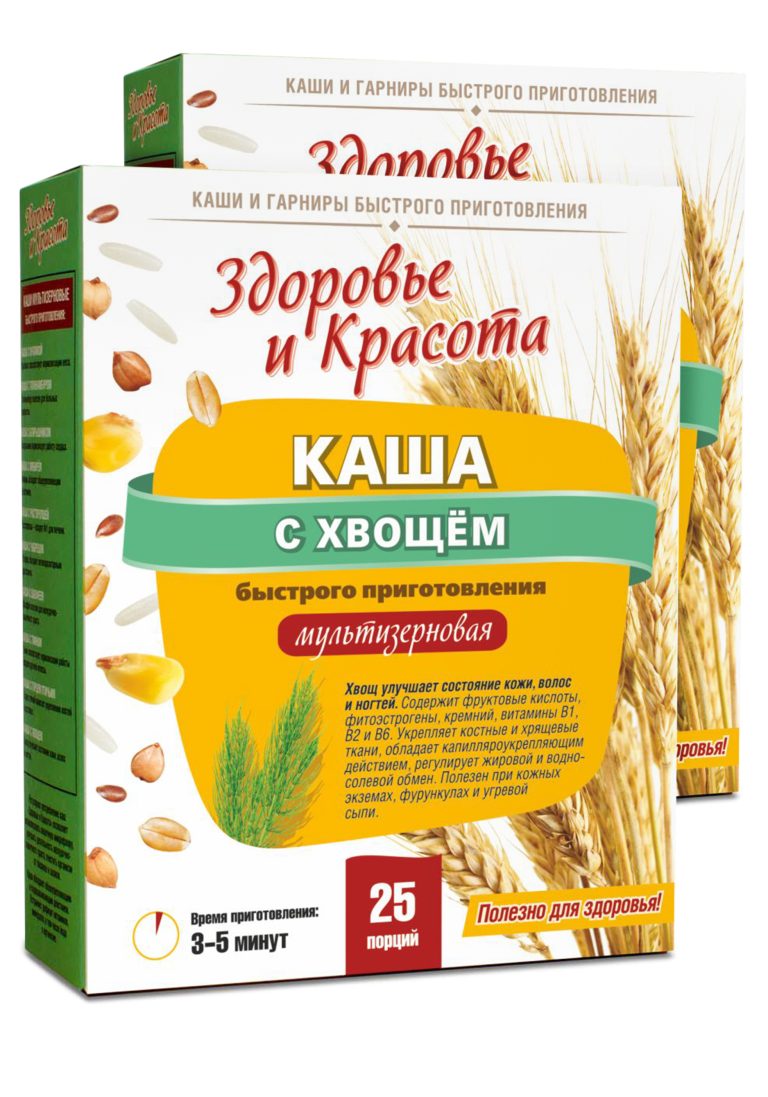 Health&Beauty Каша с хвощем для кожи, волос и ногтей, 2 шт.