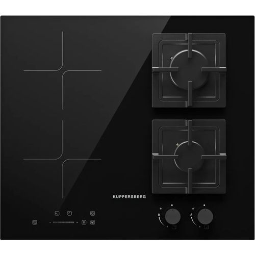 Комбинированная варочная панель KUPPERSBERG IGS 601, 4 конфорки, стеклокерамика, черный