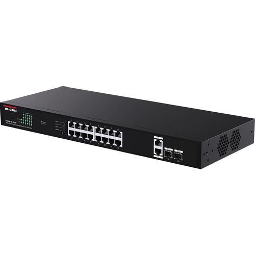 Коммутатор IP-COM G1120P-16-150W, неуправляемый, 18 RJ-45, 10/100/1000 Мбит/с