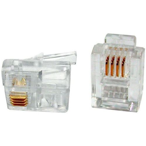 Коннектор LanMaster TWT-PL11-4P4C/100 UTP кат.3 RJ11 прозрачный (упак.: 100шт) — цена и наличие Коннектор LanMaster TWT-PL11-4P4C/100 UTP кат.3 RJ11 прозрачный (упак.: 100шт)