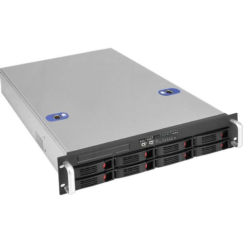 Корпус для сервера монтируемый в стойку EXEGATE Pro 2U660-HS08/2U-600ADS, 2U, 600 Вт, черный [ex295862rus]