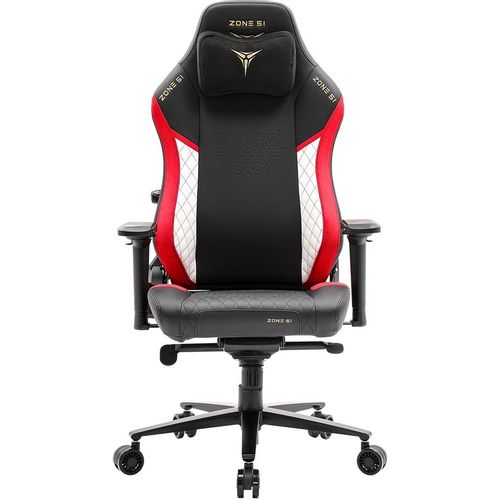 Кресло игровое ZONE 51 Cardinal, экокожа, до 150кг, мультиблок, регулируемые 4D подлокотники, черный/красный — цена и наличие Кресло игровое ZONE 51 Cardinal, экокожа, до 150кг, мультиблок, регулируемые 4D подлокотники, черный/красный