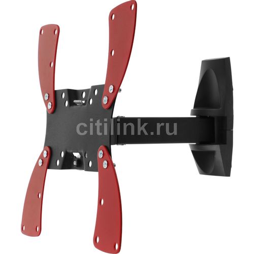 Кронштейн для телевизора Holder LCDS-5020, 22-42″, настенный, поворот и наклон, черный глянец [lcds-5020 glossy]