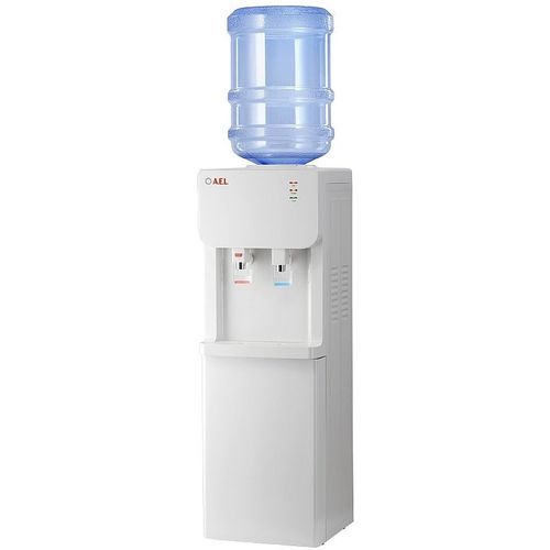 Кулер AEL LD-18c, напольный, электронный, push — кран, белый