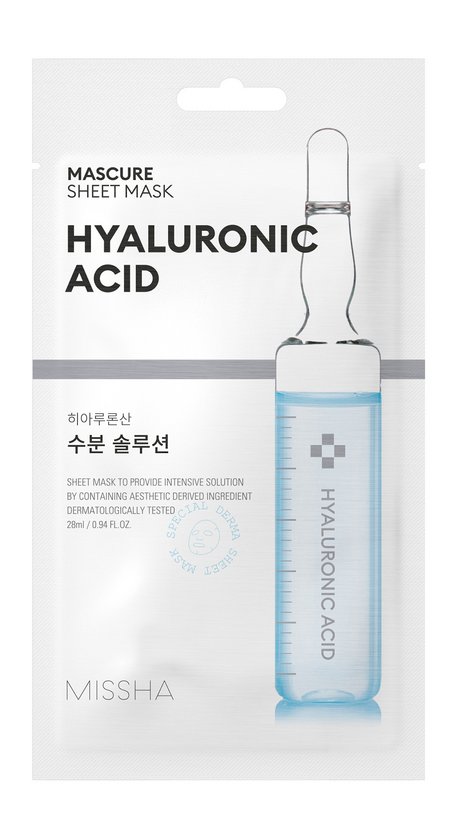 Missha Mascure Hydra Solution Sheet Mask Hyaluron Acid