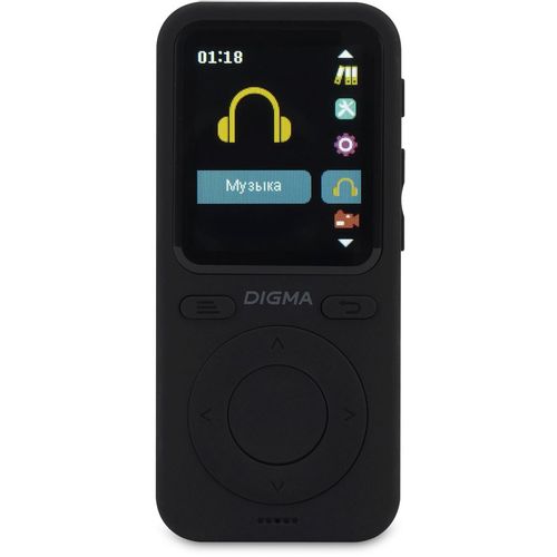 MP3 плеер Digma B5 flash, 8ГБ, черный