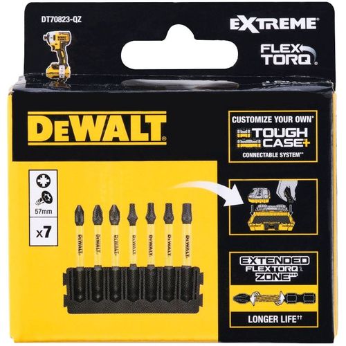 Набор бит DeWALT DT70823-QZ, универсальное, 7шт