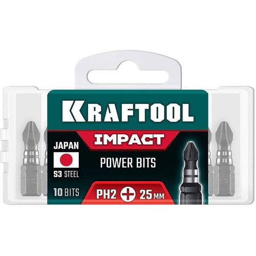 Набор бит Kraftool 26191-2-25-S10, 10шт