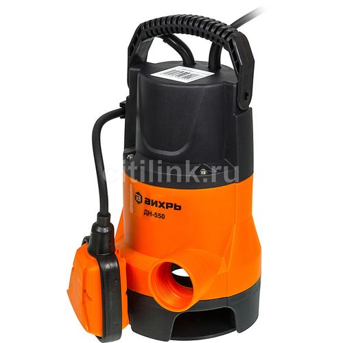 Насос дренажный Вихрь ДН-550, центробежный, погружной, 10020л/ч