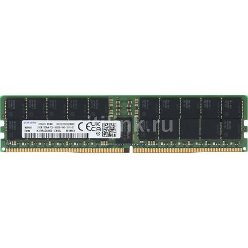Память DDR5 Samsung M321RAGA0B20-CWK 128ГБ RDIMM, ECC, registered, PC5-38400, CL40, 4800МГц