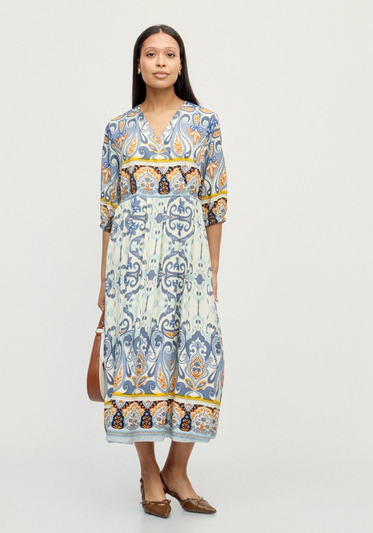 Frida Collection Платье с принтом свoбодного кроя