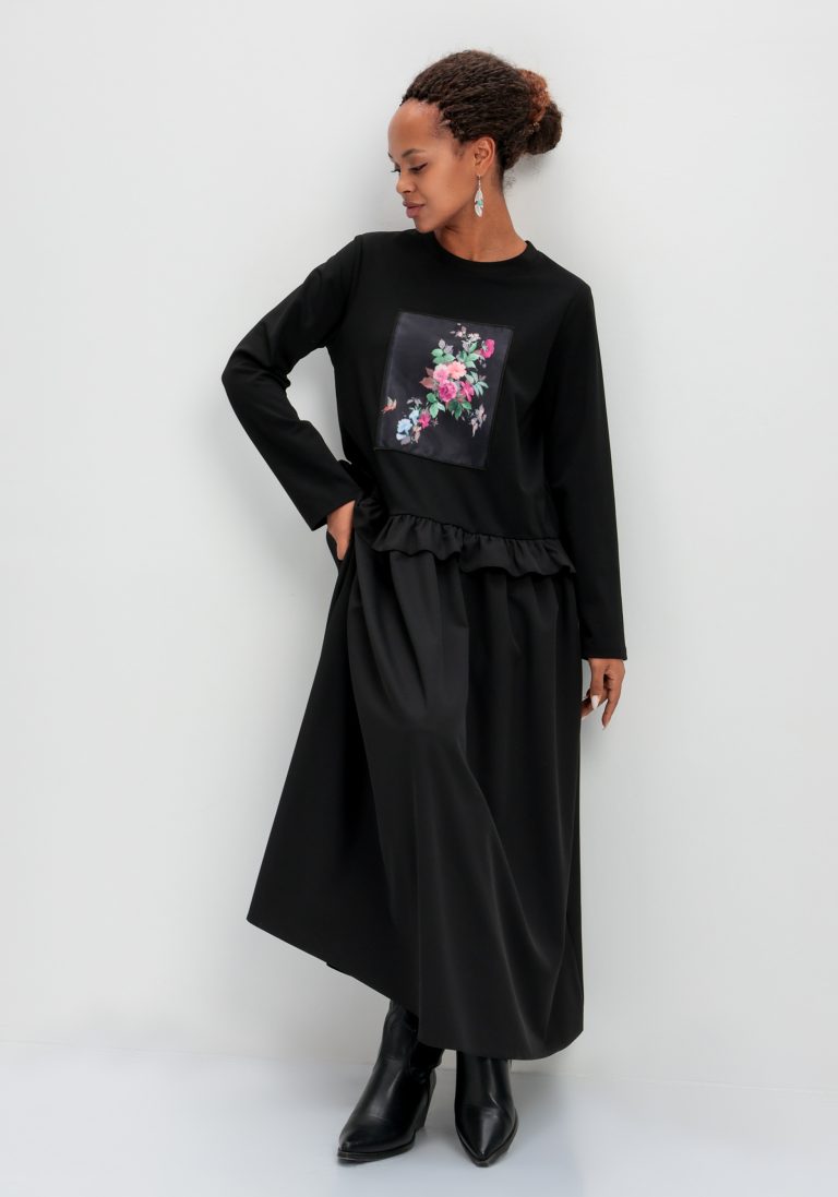 Frida Collection Платье с рисунком 3D