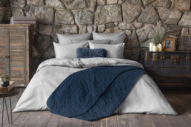 Verossa Покрывало Twilling blue graphite