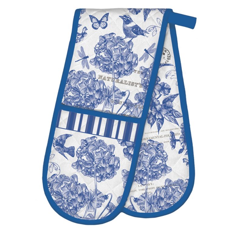 Прихватка кухонная Michel Design Works Индиго 19х42 см, хлопок