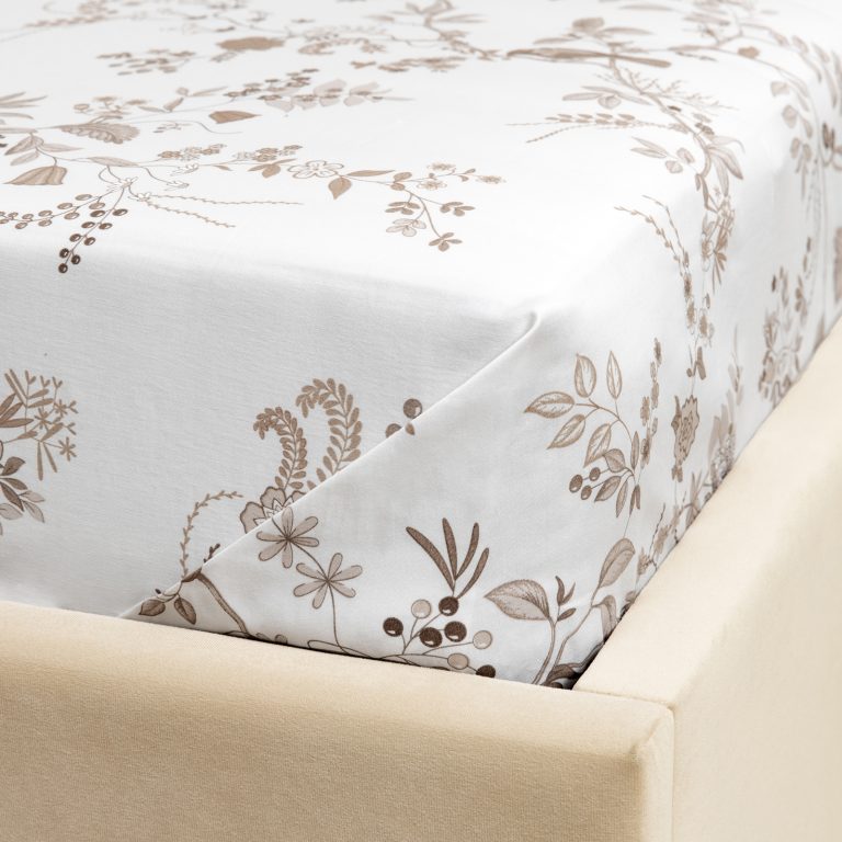 CozyHome Простыня Сибилла (коричневый)