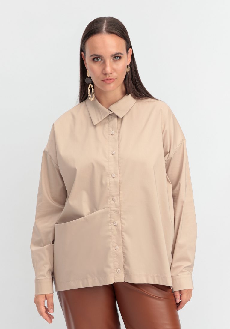 Frida Collection Рубашка с объемным карманом