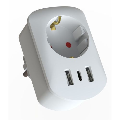 Сетевой фильтр Ritmix RM-012C, белый