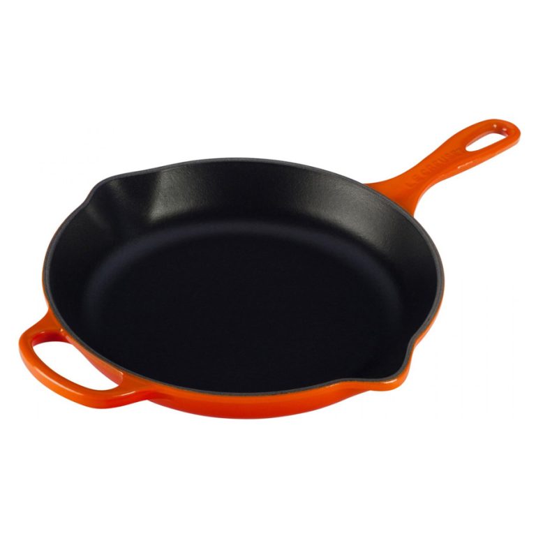 Сковорода Le Creuset Flame 23 см, оранжевая лава, чугун