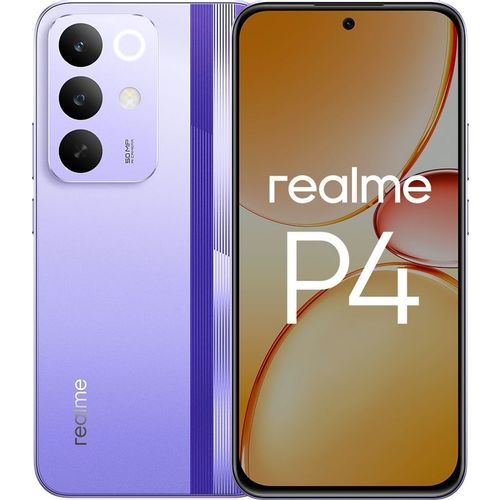 Смартфон REALME P4 6/128Gb, 6.8″, AMOLED, 120Гц, 7000мAч, 2 nano SIM, фиолетовый