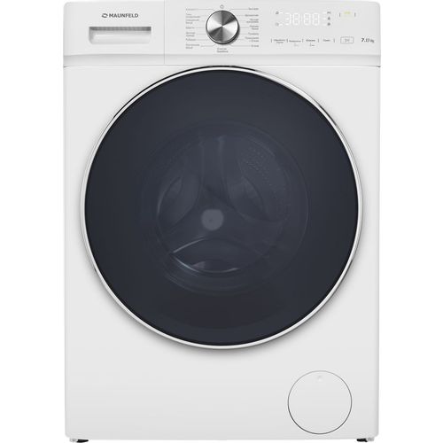 Стиральная машина MAUNFELD MFWM127IWH053, с фронтальной загрузкой, 7кг, 1200об/мин, с паром, инверторная — цена и наличие Стиральная машина MAUNFELD MFWM127IWH053, с фронтальной загрузкой, 7кг, 1200об/мин, с паром, инверторная