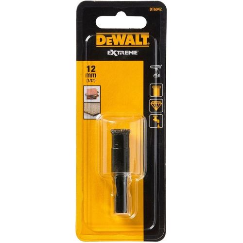 Сверло DeWALT DT6042-QZ, по кафелю/стеклу, 12мм, цилиндрический, 1шт